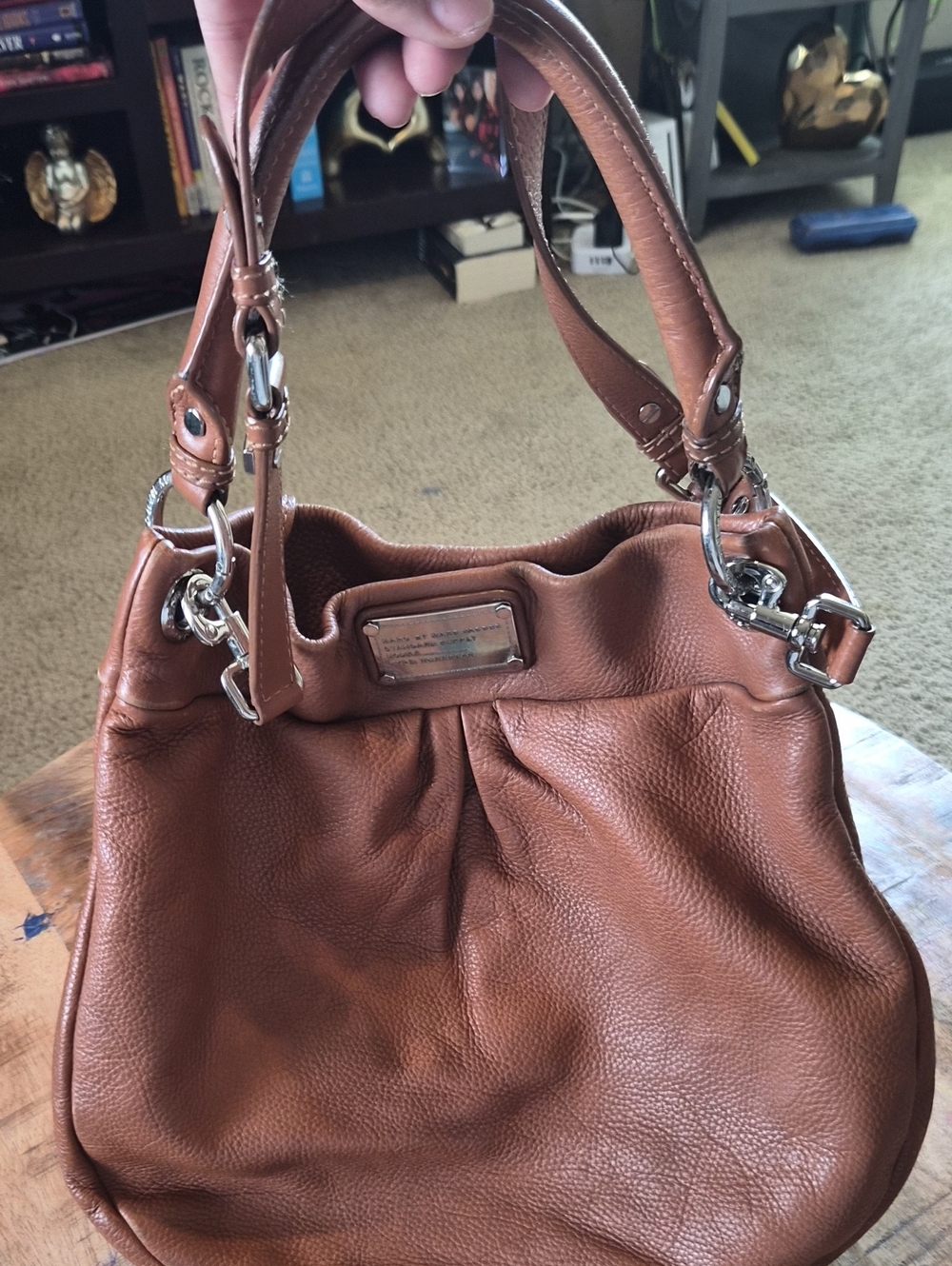 Marc By Marc Jacobs Brown Tan Pebbled Leather Hobo Shoulder Bag - Picture 4 of 4